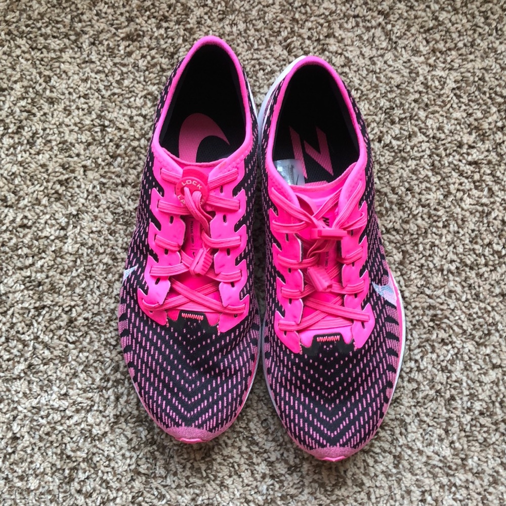 Pink/Black Nike Pegasus Turbo Running Shoes